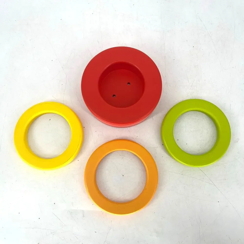 Lovevery Wooden Stacking Ring Toy Montessori Baby Toddler Color Sorting Toy